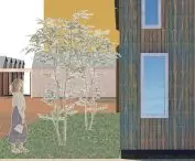 The Community Center project, one of the stalls
