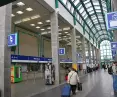 Wnętrze dworca przed przebudową
