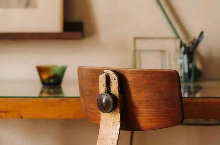 Detail of an old chair