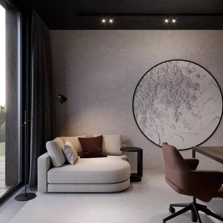 The house uses a smart home system