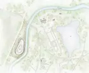 Projekt saunarium w Cieplicach Śląskich-Zdroju, plan zagospodarowania terenu