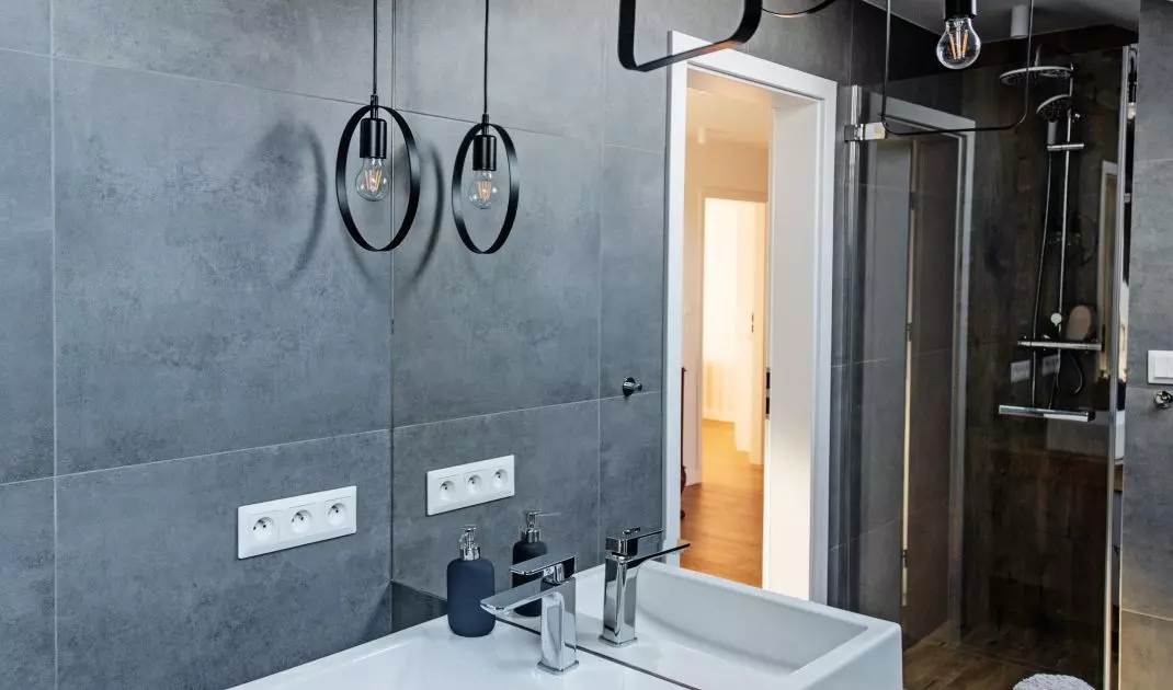 Loft style bathroom