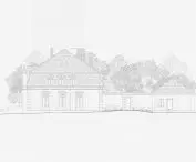 mansion, south elevation