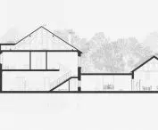 mansion, cross-section A-A