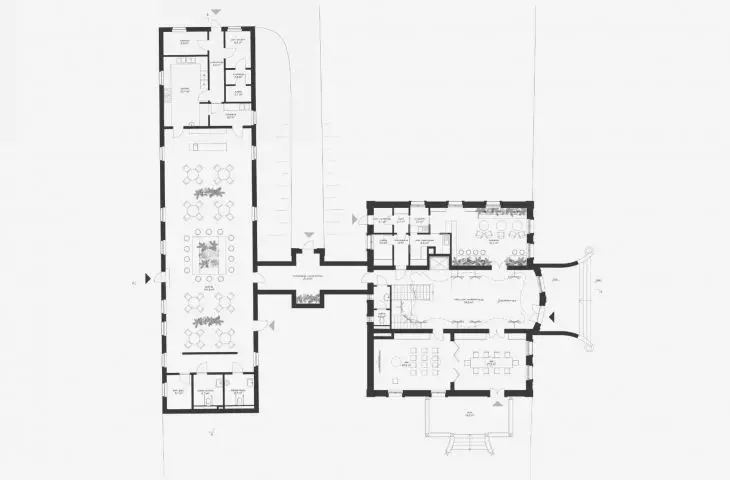 mansion, first floor plan