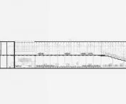 addiction treatment center, longitudinal cross section