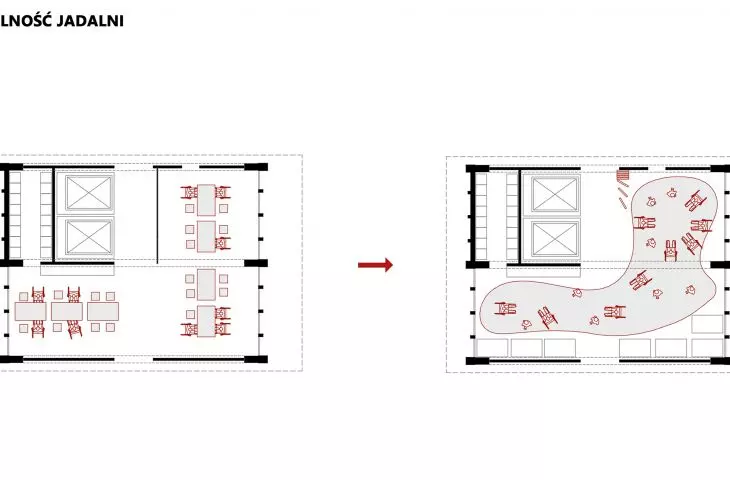 Possibility of converting the dining room
