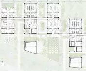 Centrum rehabilitacji w Gdańsku, rzut poziomu 1