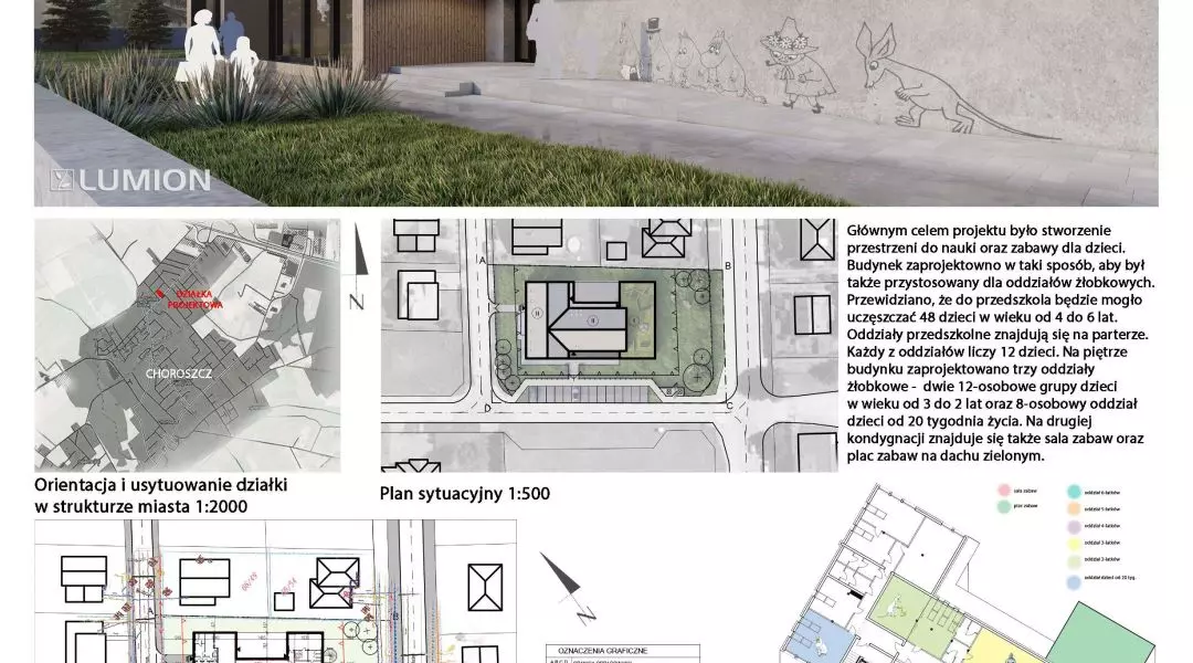Nagroda Główna w kategorii Projekt przedszkola ze żłobkiem