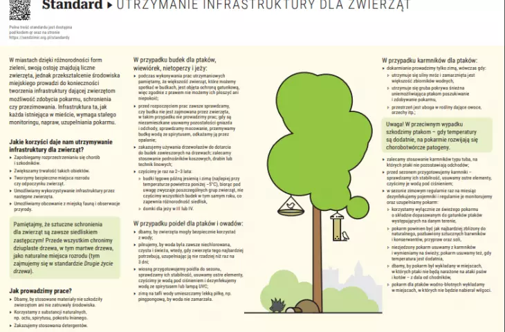 przykład uproszczonej karty standardów