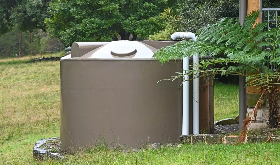 You can store rainwater in barrels, underground tanks, concrete cisterns or plastic tanks