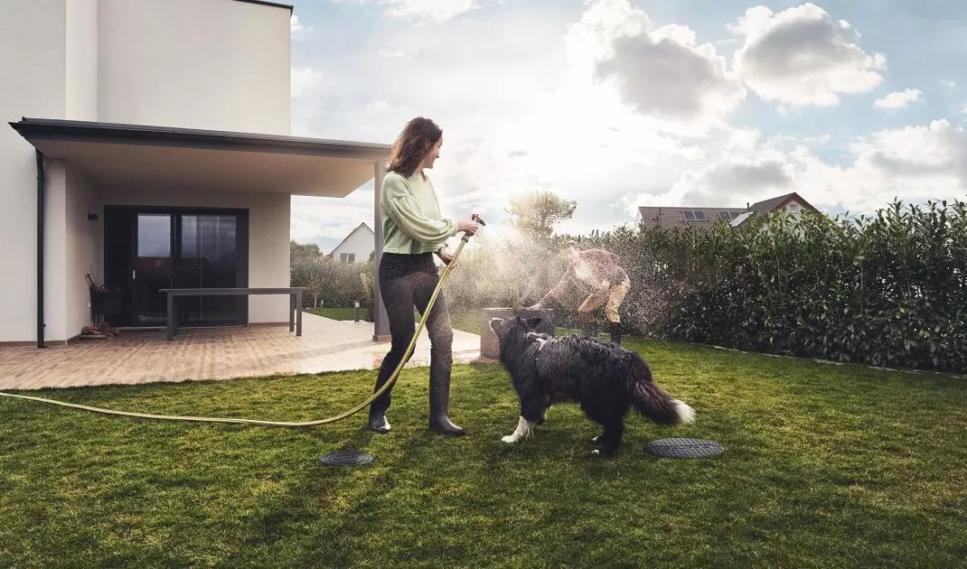 Using rainwater saves