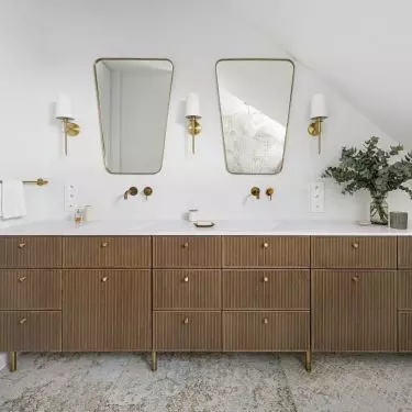 Choose wooden furniture with a classic shape