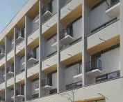 mondrianowska kompozycja elewacji