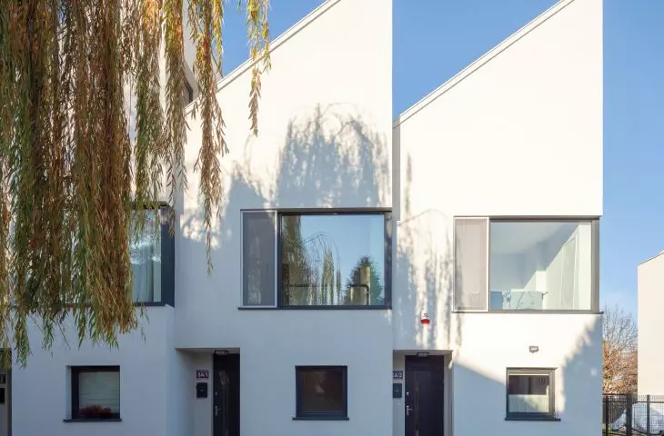 Białe Domy Warszawa | proj.: 77STUDIO architektury