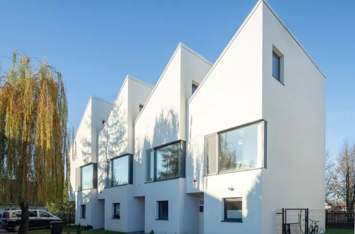 Białe Domy Warszawa | proj.: 77STUDIO architektury