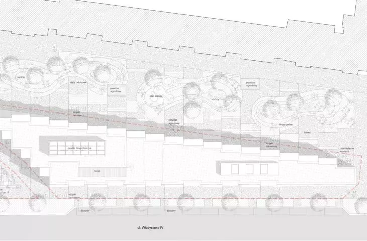 plan zagospodarowania terenu, proj.: JEMS Architekci