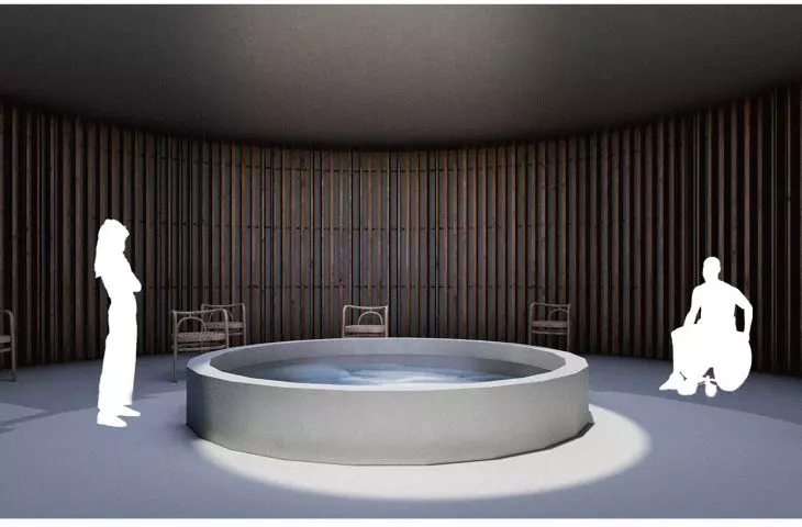 The chapel was designed as a universal place, not subordinated to any particular religion