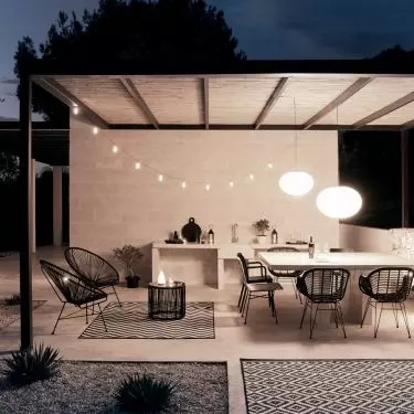 You can even set up a mini kitchen on the terrace 