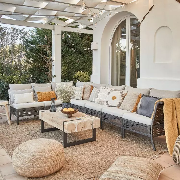 Choose furniture that can be set in the living room