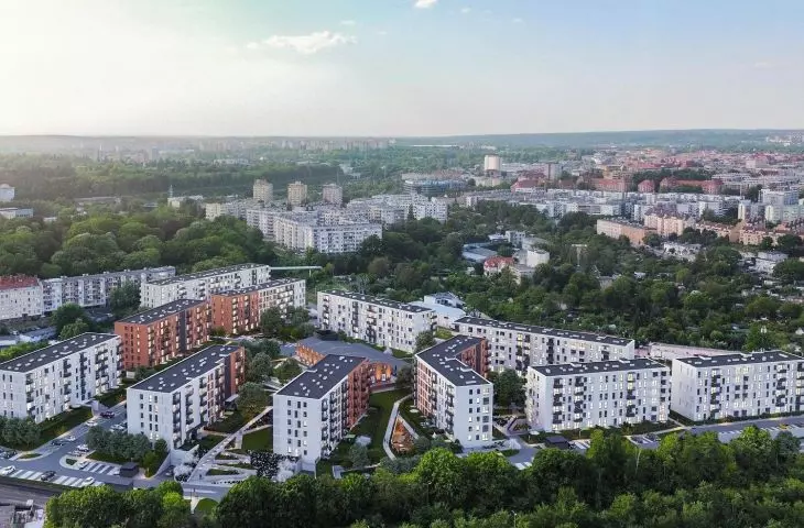osiedle przy ul. Starkiewicza, Szczecin Pomorzany, wizulizacja