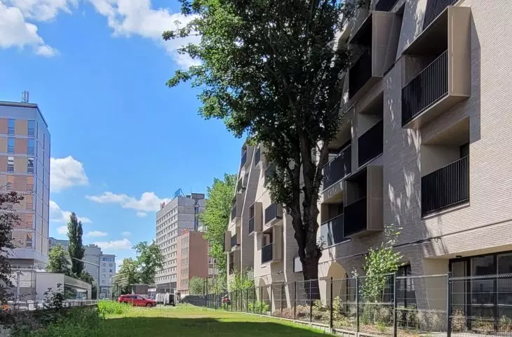 Residential complex, 7 Słowackiego St., Poznań, designed by Insomia