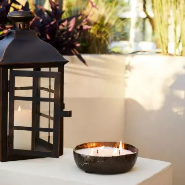 Also use lanterns and candles