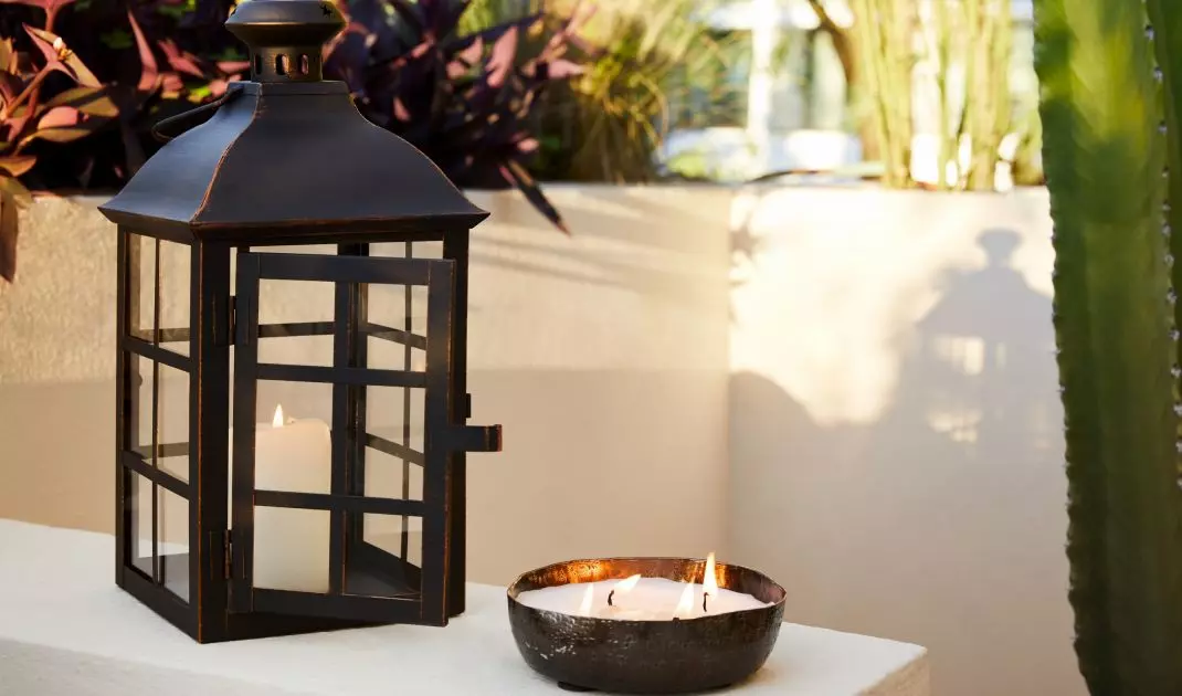 Also use lanterns and candles