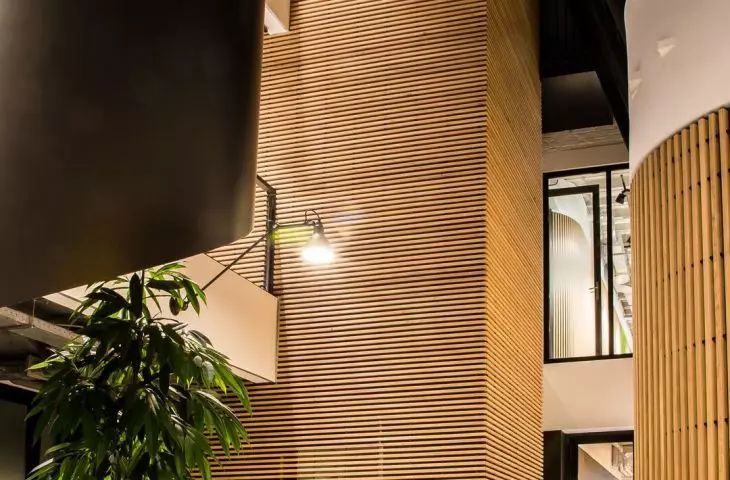 Solid Wood Grid, Office of Alliantie Insurance, Amersfoort, the Netherlands