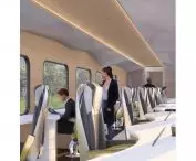 Projekt wnętrza dostępnego wagonu kolejowego