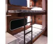 Interior design of an accessible railroad carriage