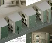 Projekt wnętrza dostępnego wagonu kolejowego