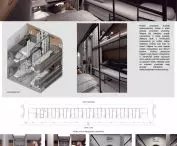 Interior design of an accessible railroad carriage