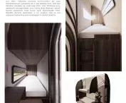 Interior design of an accessible railroad carriage