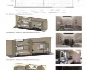 Projekt wnętrza dostępnego wagonu kolejowego