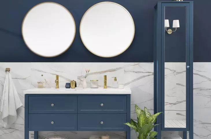 Combine intense color with white