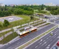 Ulica Kondratowicza z lotu ptaka
