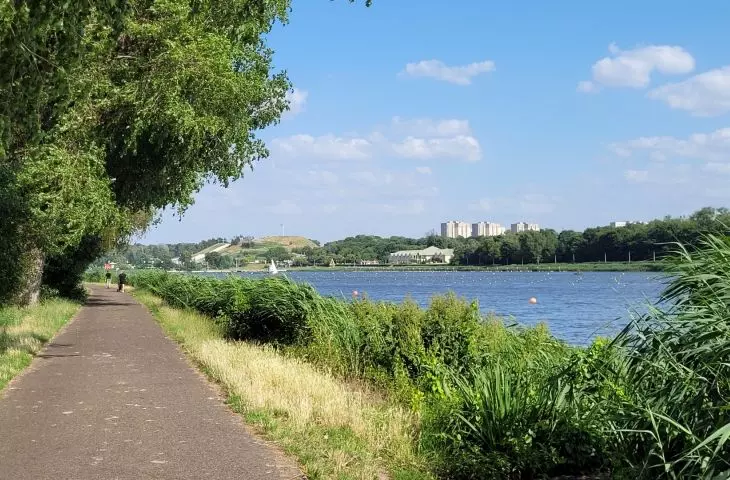 Lake Malta in Poznań