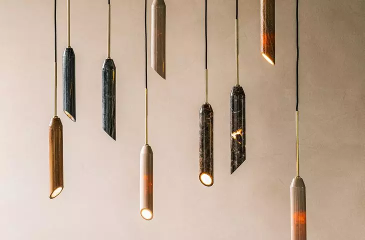 Marble Art Pendant Lamps, Design by Us