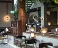 Lamps from the New Wave collection at UNDA restaurant, Design by Us