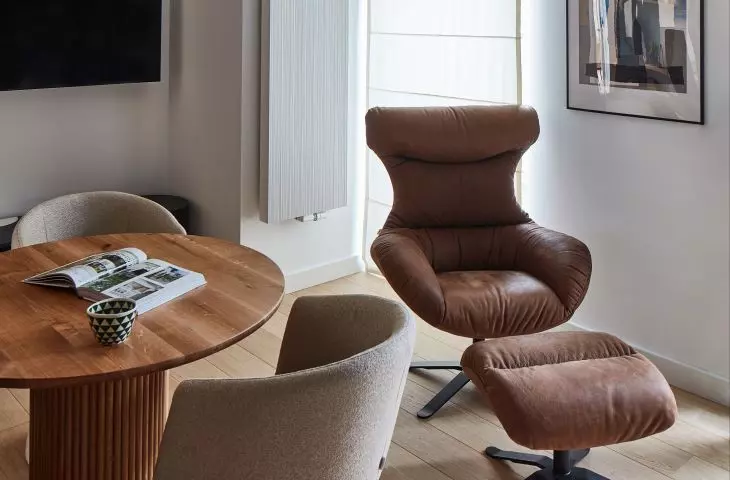 The interior is inspired by the moon
