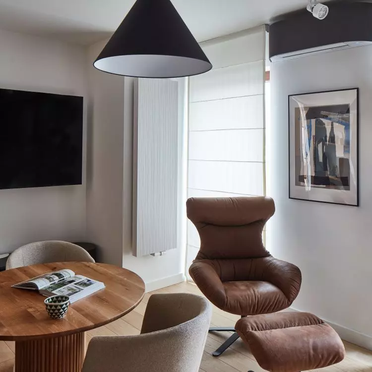The interior is inspired by the moon