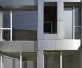 The northwest facade is well structured