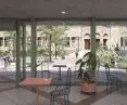 dziedziniec przed CK Zamek w Poznaniu, projekt aranżacji proj. Aleksander Wadas Studio i Pracownia Architektury Krajobrazu 