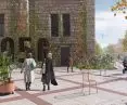 Courtyard in front of CK Zamek in Poznan, design by proj. Aleksander Wadas Studio and Landscape Architecture Studio 