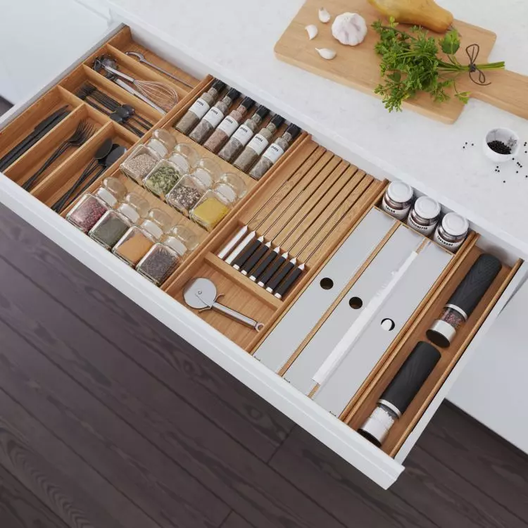 It is worth using an anti-slip mat in addition to the inserts