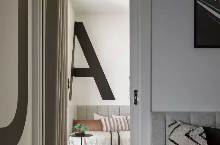 The boys' rooms are connected to each other