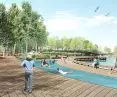 Landscaping project around the pond in Wisznia Małe