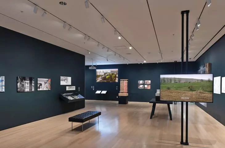 widok ekspozycji „Architecture Now: New York, New Publics”