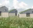 The buildings are compact, but contain all the basic functions